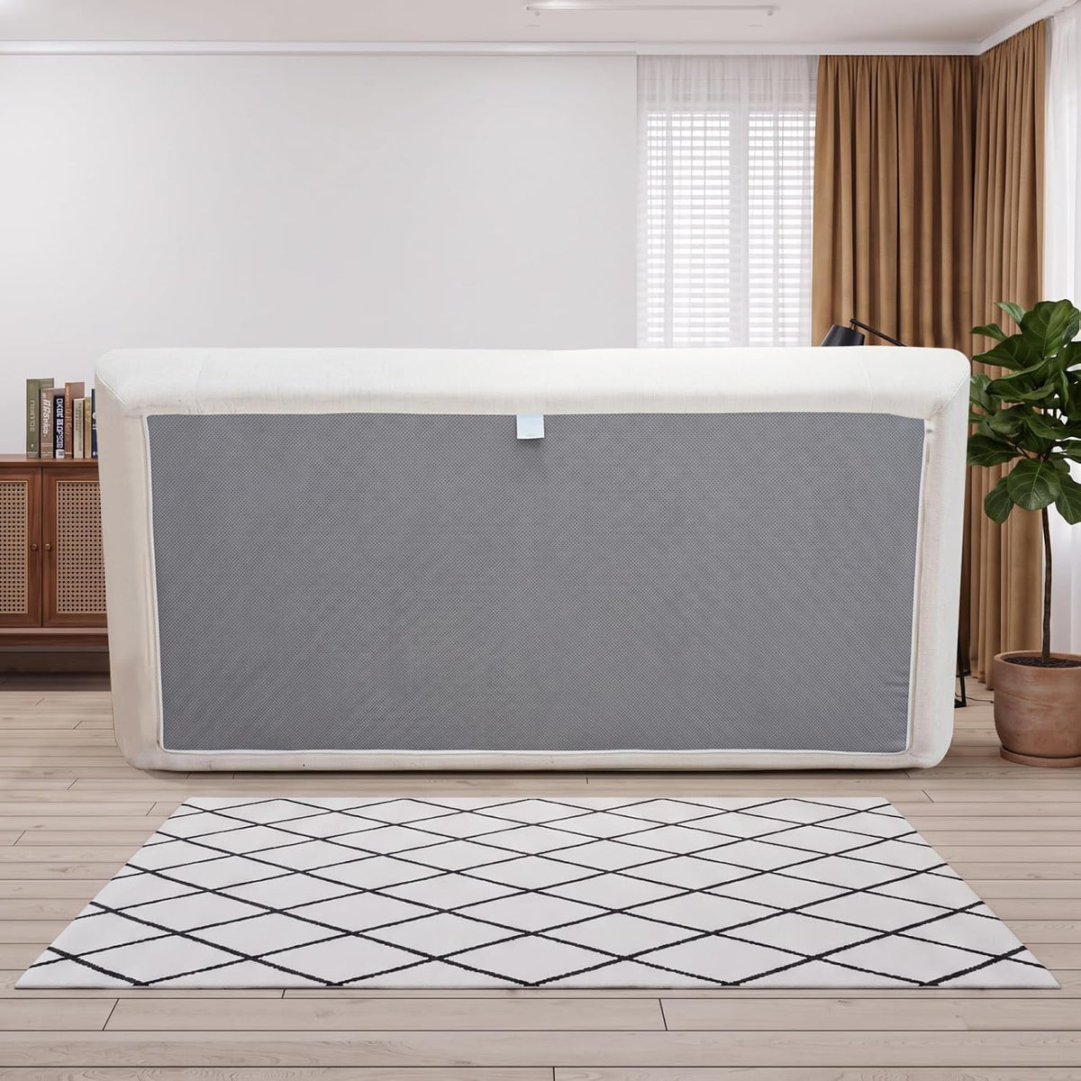 Modern Cloud Sofa, Removable Washable Cover, 2-Seater